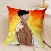 Korea Anime L-Lookism Cushion Cover Soft Plush Fabric Double-Sided Printed Sofa Cushion Cover For All Seasons Home Decor Gift