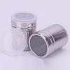Set of 2 Powder Shaker Cans, Stainless Steel Powder Shaker Bottles for Sprinkling Sugar, Cocoa, Coffee, Chocolate, Pepper, and More, Perfect for Cooki