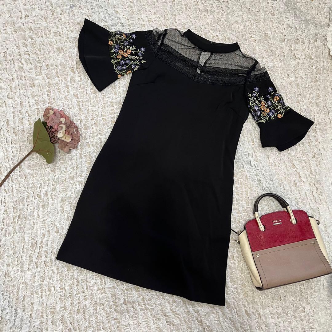 Lily Brown embroidery dress with tag