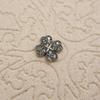 Antique Bronze Rhinestone Mickey & Butterfly Hair Clips
