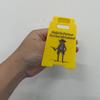 1/2/3Pcs Caution Overstimulated Desk Sign Cowboy Frog Hold On Partner I'm Overstimulated Mini Table Sign Home Office Decoration Coworkers Gag Gift
