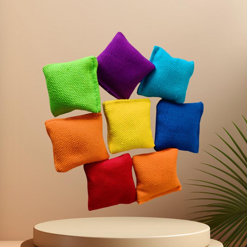 Children s Square Throwing Beanbag Toy – Canvas Beanbag for Kindergarten Sports & Fitness