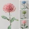 Artificial Flower Bouquet  Vivid Colorful Single Head Hydrangea Artificial Flower Wedding Ornament Home Garden Wedding Decors