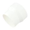 Plastic Pipe Adapter Exhaust Pipe Connector Kitchen Airflow Management Compact Space-Saving Design For Kitchen Ventilation