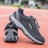 Mode Damen Neue Schnür-Lauf-Trainingsschuhe, Lässig, Bequem, Atmungsaktive Walking-Schuhe, Herren- und Damen-Sport und Freizeit