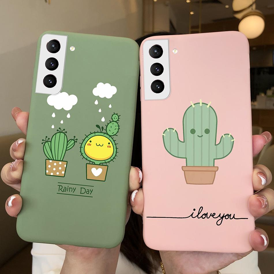 For Samsung Galaxy S21 Plus Ultra FE 5G Case Cute Painted Silicone Soft Protective Phone Cover for SamsungS21 S 21 FE Plus Ultra