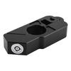 Universal CNC Aluminium Alloy Motorcycle Handlebar Brake Lever Lock Vehicle Security (Black)