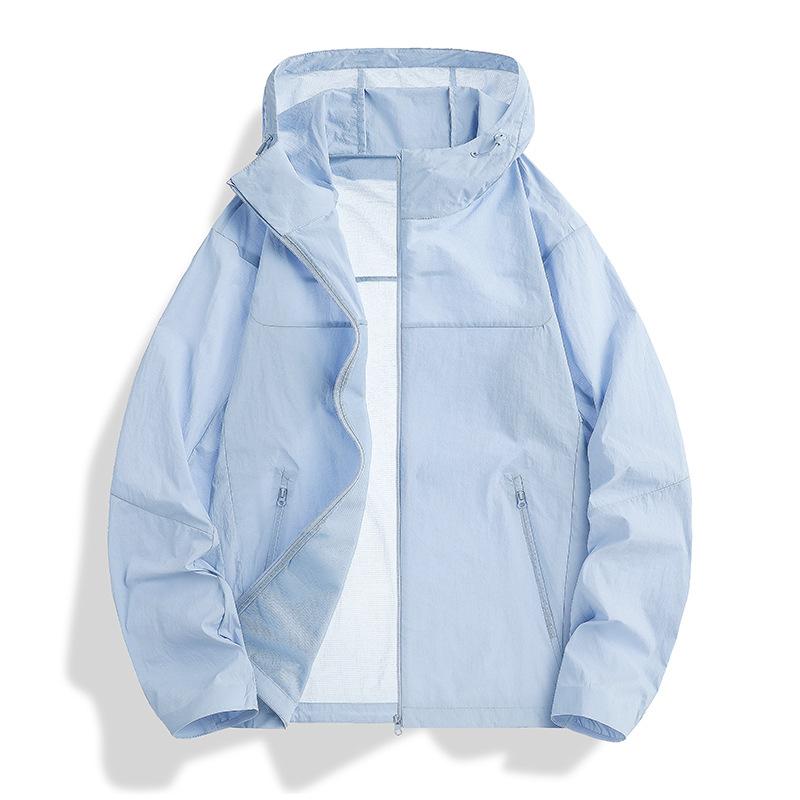 Mountain lightweight sunscreen clothing men's and women's summer waterproof sunscreen clothing cold silk cool outdoor skin clothing jacket