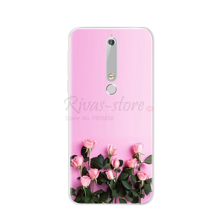 For Nokia 6.1 Nokia6.1 Phone Case Soft TPU Silicone Case For Nokia 6.1 2018 / For Nokia 6 2018 TA-1068 TA-1043 Case Back Cover