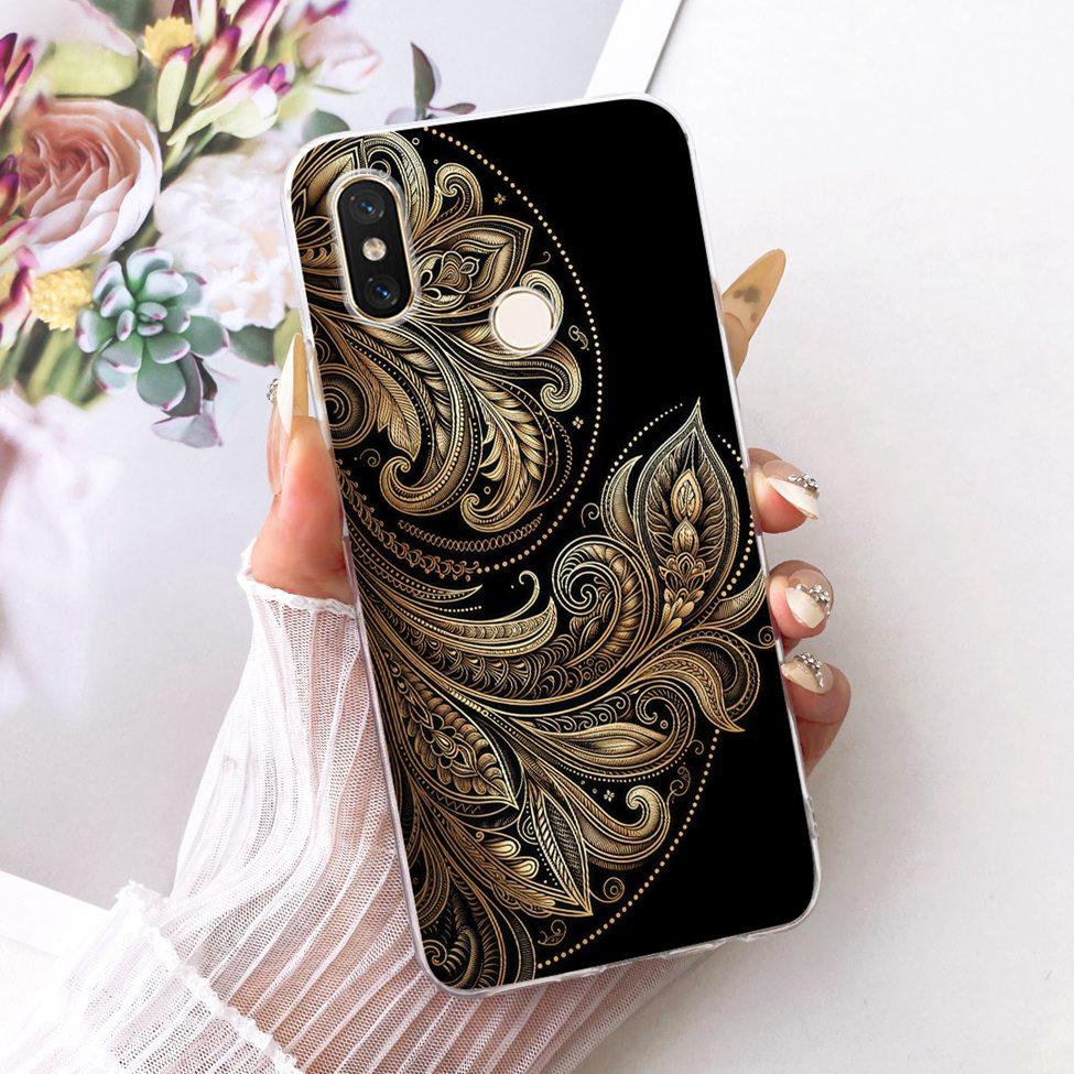 Transparent For Xiaomi Mi 8 Case Cover Luxury Fashion Butterfly Funny Cute Painted Casing M1803E1A