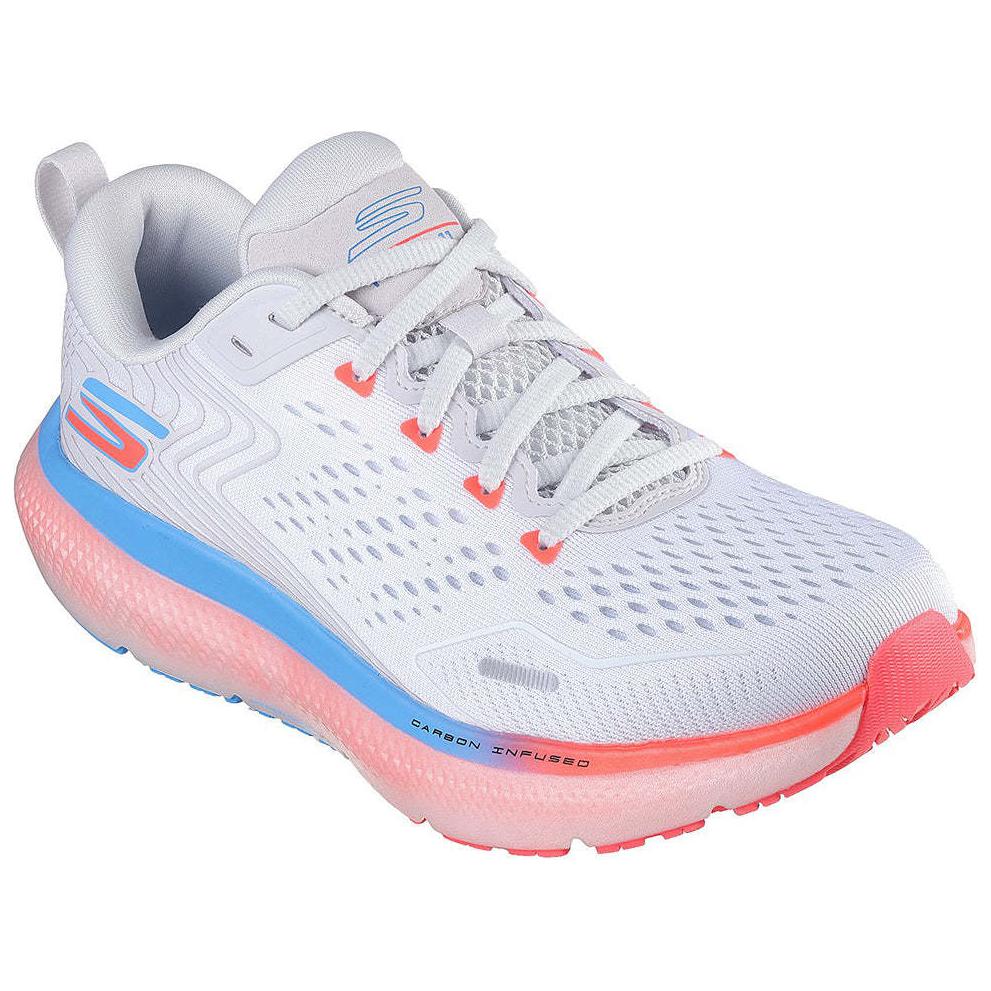 Skechers Go Run Ride 11 Bequem Vielseitig Langlebig Atmungsaktiv Stützend Niedrig geschnitten Laufschuhe Damen Sneaker Weiß 172079-WHT