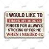 Funny Sarcastic Quote Vintage Retro Metal Tin Signs Man Cave Garage Home Wall Decor