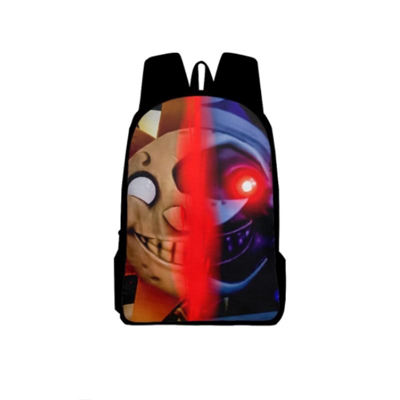 Zaino Sundrop Moondrop di Five Nights At Freddy's Per Studenti Con Materiale Resistente