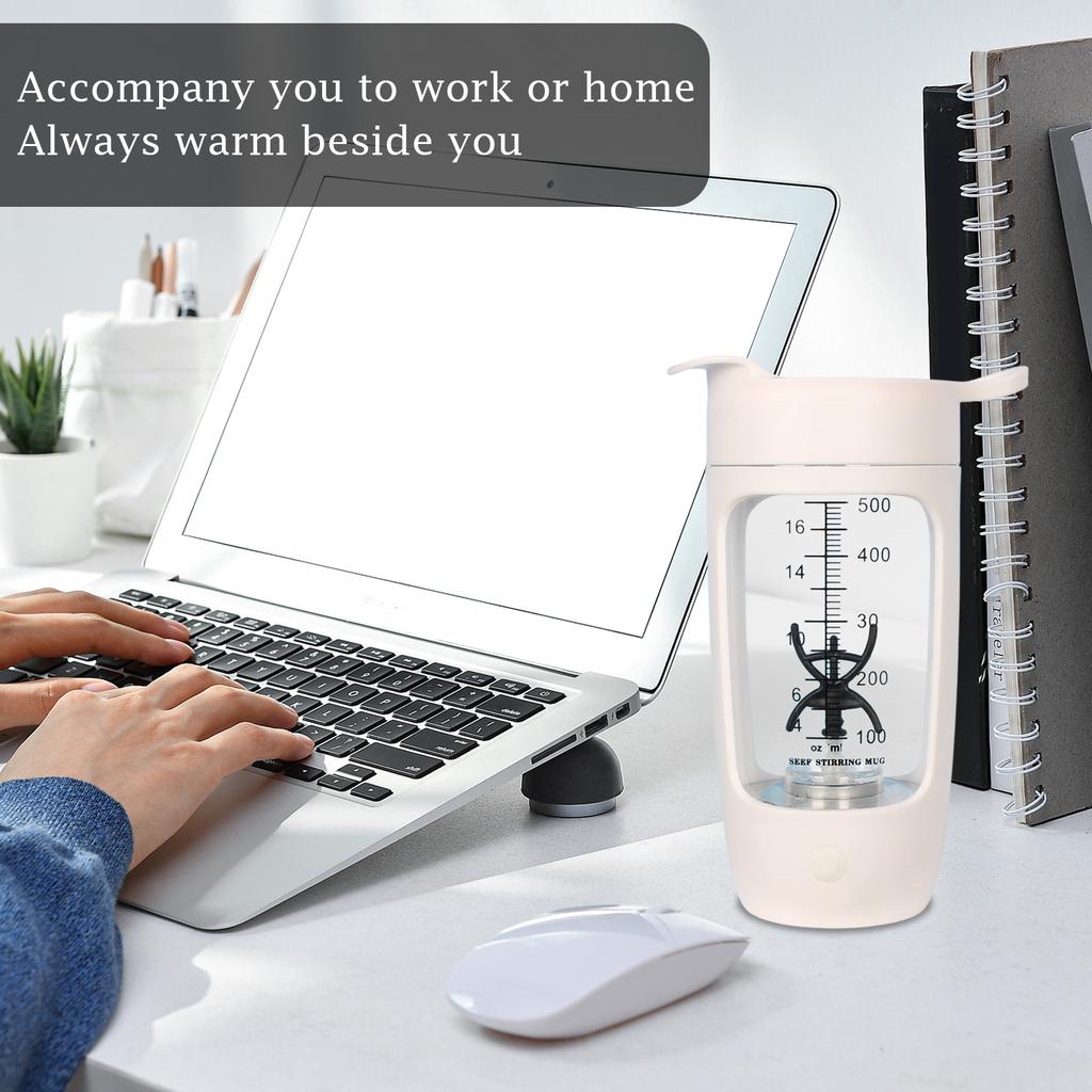 Kubek do szejkowania odżywki białkowej Ładowanie USB Duża pojemność Wysokiej mocy Skala Kubek do mieszania Automatyczny kubek do kawy