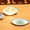Sophisticated Stylish Eye Sturdy Ceramic Dish Elegant Solution Portable for Jewelry Organization and Display Daily Use