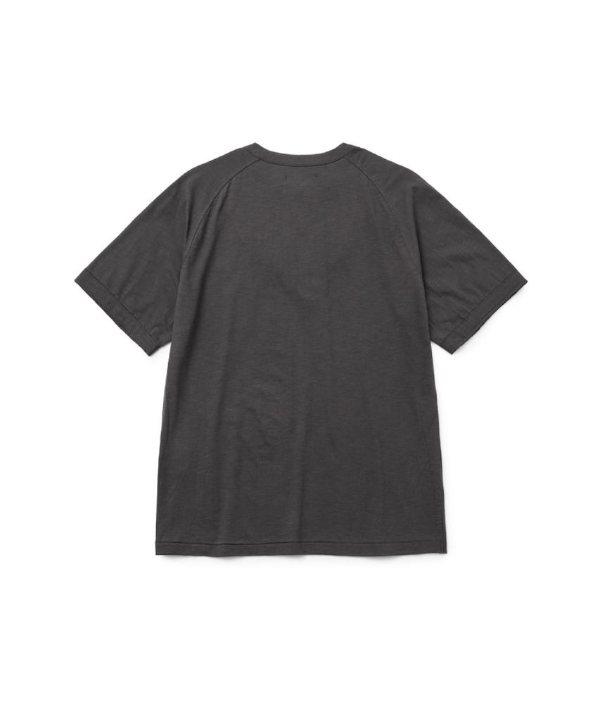 Haechinglum Double Breasted Tee Slub Charcoal