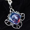 Natural Opal Pendant 46 ct Square Cushion Cut Gems October Birthstone for Gem Collections
