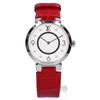 LOUIS VUITTON Q13MJ Tambour Slim Monogram Dial 8P Diamond Quartz Watches Red alligator beltUsed