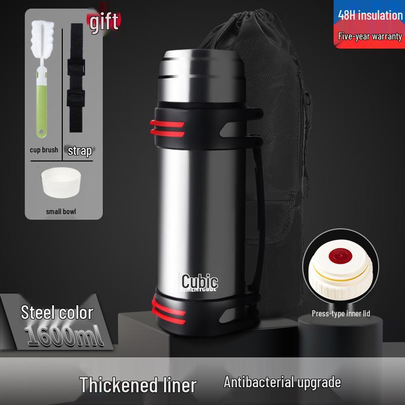 Large Capacity Stainless Steel Thermal Mug for Outdoor and Car Travel