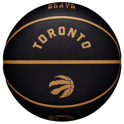 Wilson NBA Team City Collector Toronto Raptors Ball, Unisex Black Basketball