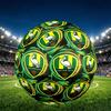 ADO Den Haag Print Size 5 Soccer Ball, PU Wear Resistant Football for Match Training and Daily Practice, Birthday Gift for Soccer Fans