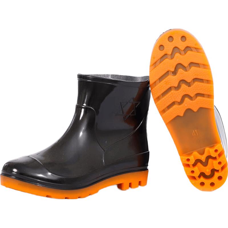 Men s Slip-Resistant Waterproof Rain & Work Boots XY807 40
