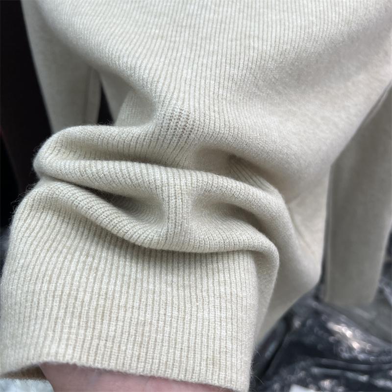 Autumn Winter 2026 Women's Pullover New Solid Color Slim Turtleneck Sweater Warm Soft Knitted Casual Knitted Base Layer Tops 45