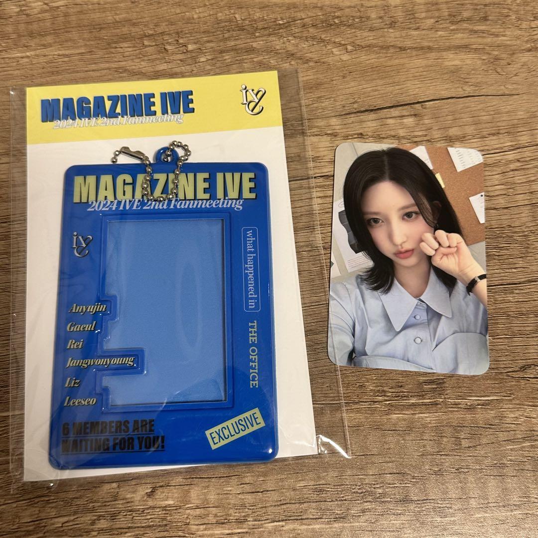 

[USED] IVE fanmeeting magazine trading card case Gaul