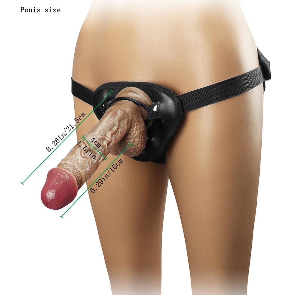 Spuer Bigger Realistic Dildos Silicone Layer Penis with Suction Cup Adult Sexy Toys for Woman Men Vagina Anal Massage Stimulator