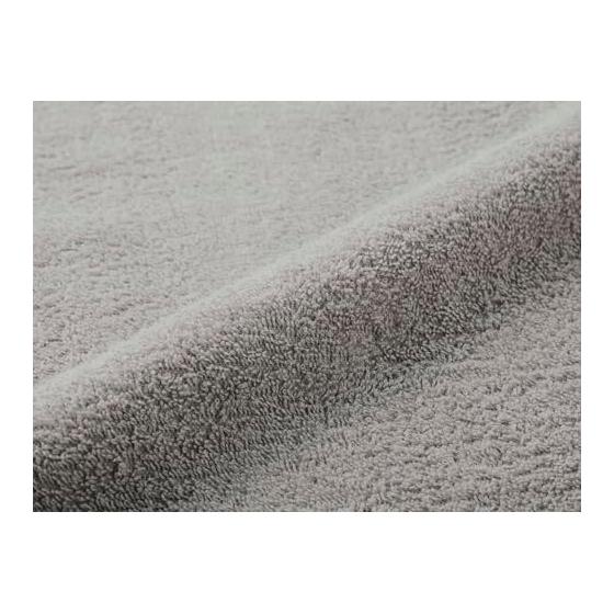 Kosugizen Daily Mini Bath Towel BASIC Color Gray Set of 2 50 x 100cm Thin and Lightweight Compact HZG-450-2GY