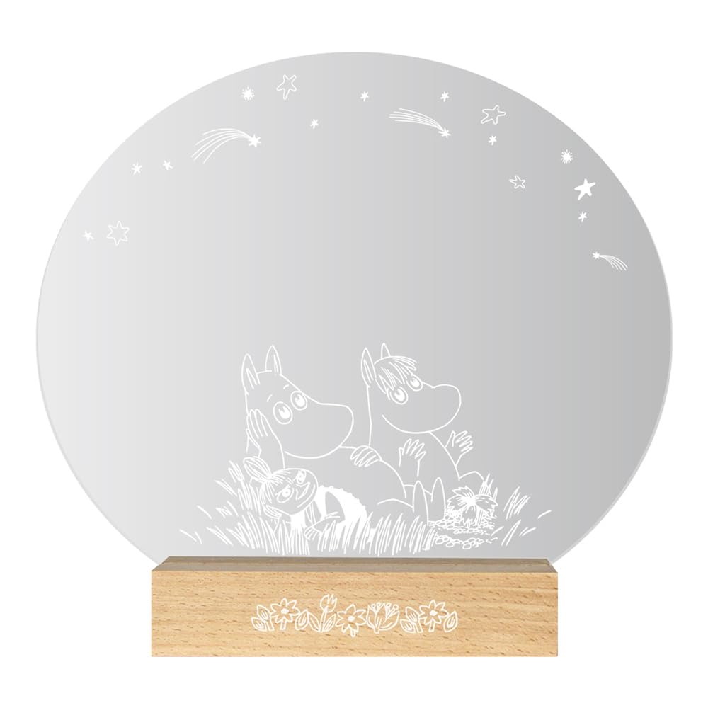 Tees Factory Moomin Writing Message Starry H175 x W180 x Board, Sky, D45mm, MO-5542897HO