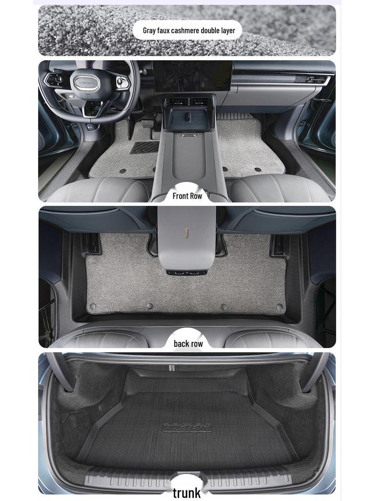 Lynk & Co 07 TPE Floor Mats Full Coverage 2024 Model Interior Accessories