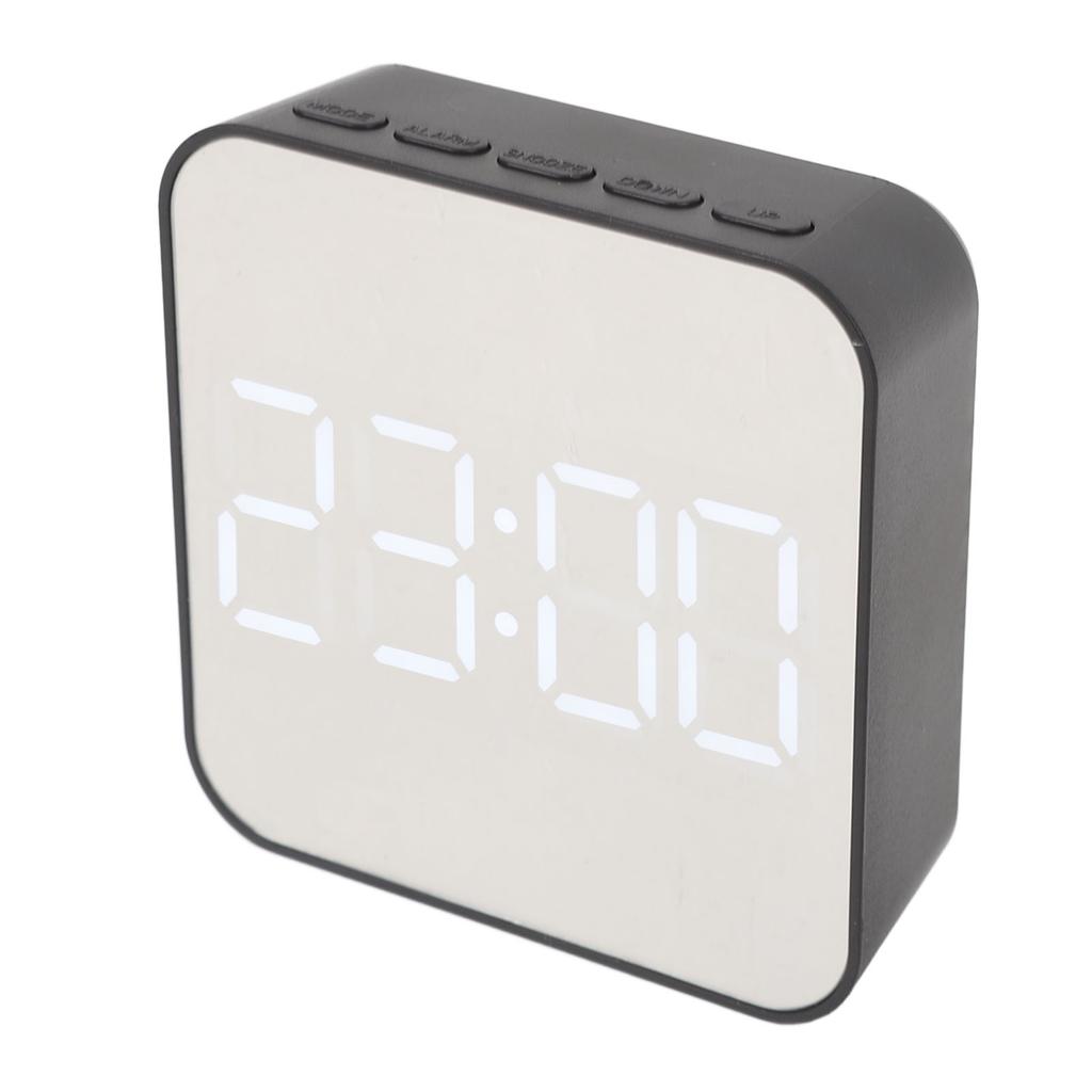 LED Digital Clock 2 Alarm Settings Multifunctional Small Electronic Alarm Clock with Temp Date Display for Bedroom