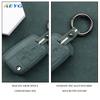 Leather Car Key Case Cover Shell Fob For Vw Volkswagen Golf 7 Mk7 Tiguan Mk2 For Seat Ateca Leon Fr 2 Ibiza Key Fob Accessories