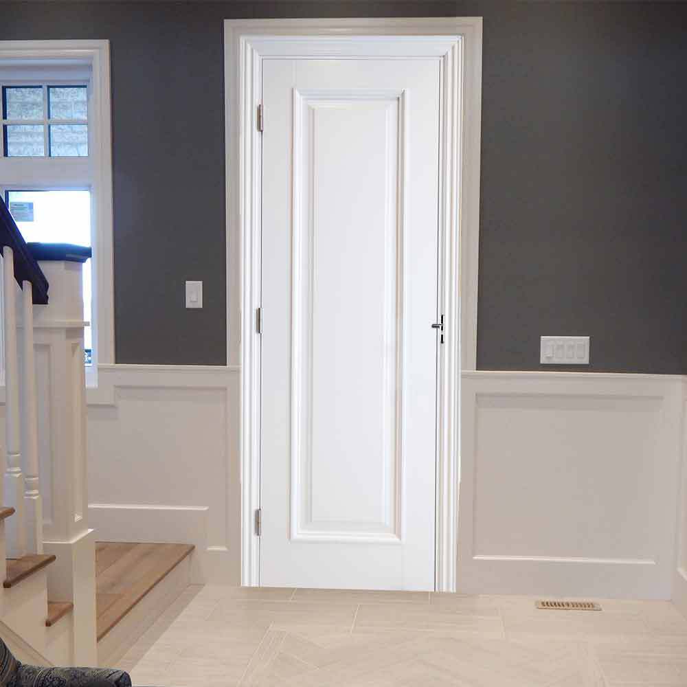 Meiji Creative Environmentally Friendly 3D White Paint Wooden Door Sticker Renovated Self-Adhesive Bedroom Wall Sticker