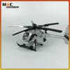 WW II Military Series New MH-6 Little Bird Helicopters With Soldies MOC Building Blocks Airplane Display Stand Bricks Toys Gifts