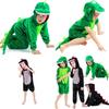 Vibrant Unisex Halloween Dinosaur Costume Crocodile Jumpsuit For Kids Cosplay Events