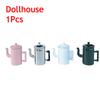 1:12 Cute Dollhouse Miniatures Kettle With Lid Models Kitchen Accessories For Doll House Decor Kids Pretend Play Toys DIY Gifts