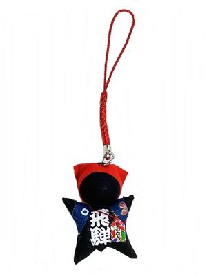 Hida Takayama Sarubobo Feng Shui Amulet pre plodnosť, ľahký pôrod, manželskú harmóniu, šťastie, zdravie, plodnosť a manželstvo. Mini Netsuke