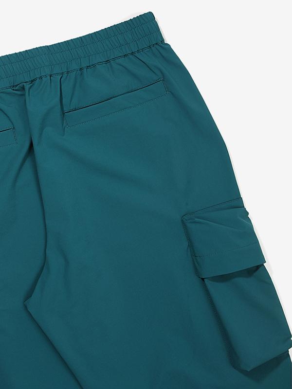 BBC EARTH Semi-Overfit Pocket Jogger Pants_Teal Green