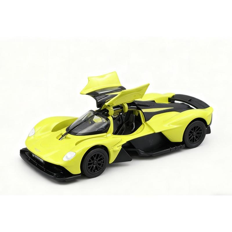 1/39 Aston Martin Valkyrie Alloy Track Sports Car Model Diecast Metal Racing Super Vehicles Car Model High Simulation Kids Gifts