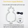 LED Table Lamp Vibrant neon lights Battery/USB Power Supply Bedroom Birthday Wedding Christmas Party Decoration Gifts for Boys