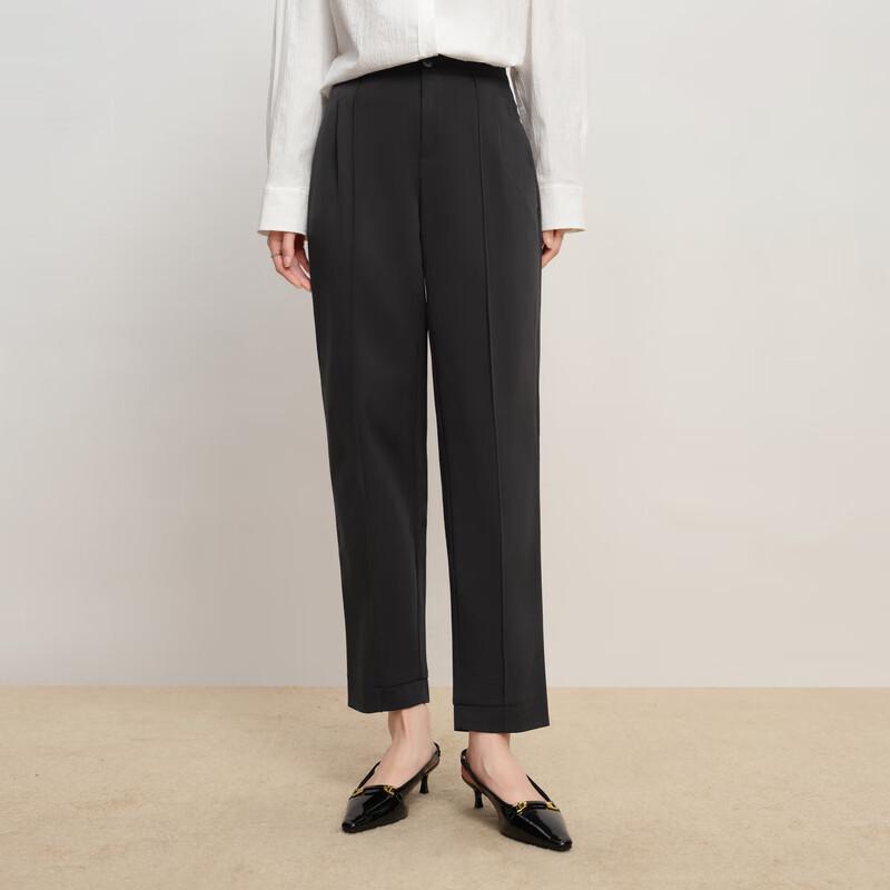Elva's Island Women's High-Waist Straight Suit Pants