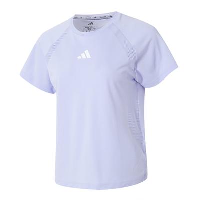 Sports Training Comfortable Breathable Short Sleeve T-Shirt Women Tops Purple JE6201