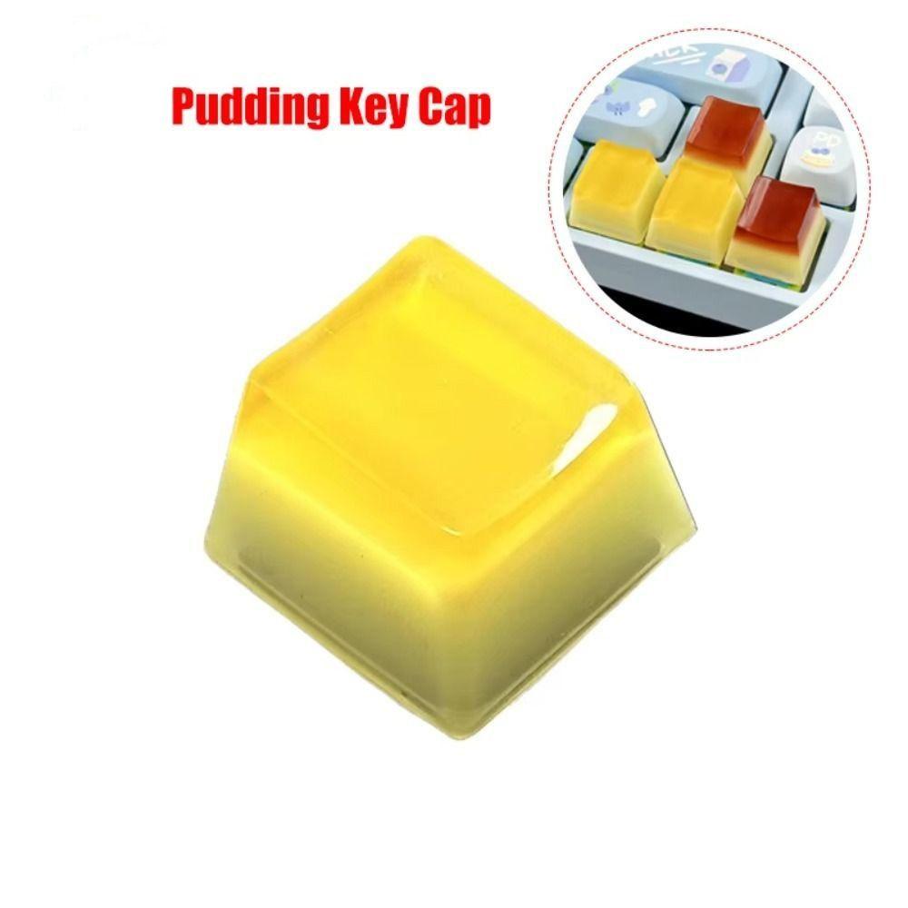 Cross Shaft Jelly Pudding Keycap Personalized DIY Keycap  Mechanical Keyboard