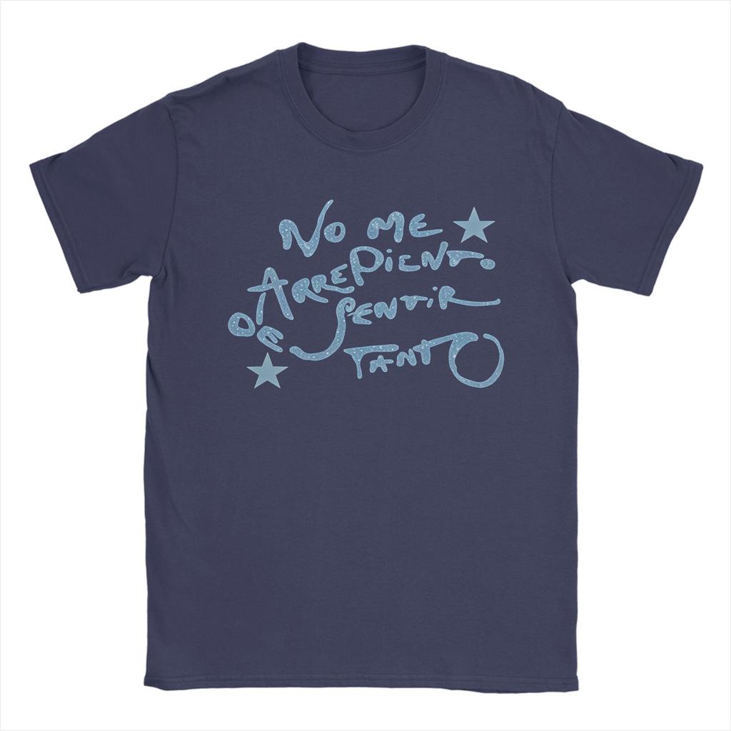 Streetwear Tshirt Karol G No Me Arrepiento De Sentir Tanto Cotton Tshirts Tshirt For Unisexs Summer Y2k Casual Short Sleeve Tops