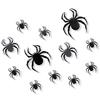 12pcs/Pack Halloween Black Bat Wall Sticker 3D Decorative Sticker Halloween Party DIY Wall Decoration Bar Horror Decoration Prop