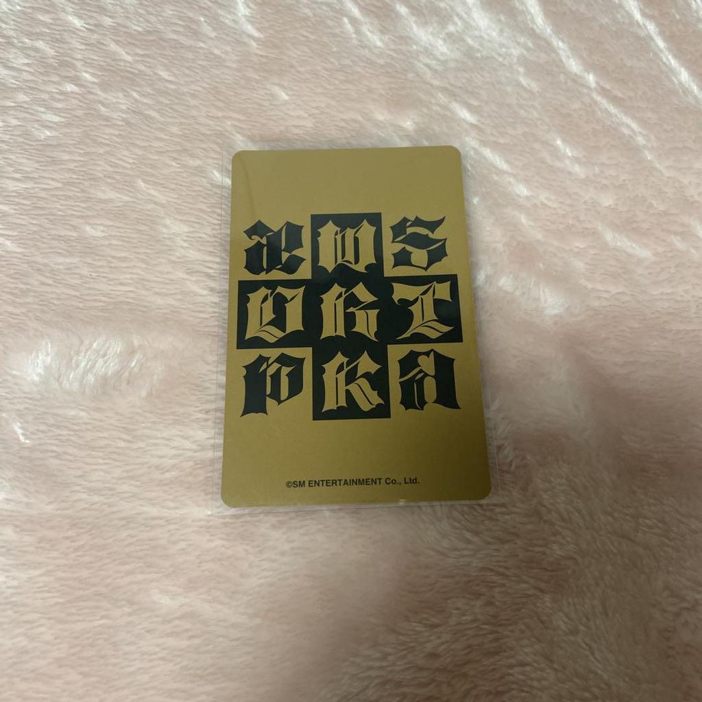 [USED] aespa dirty work trading card ninnin HMV