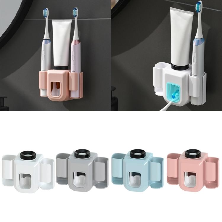 Wall Mount Electric Toothbrush Holder Bathroom Shower Razor Organizer