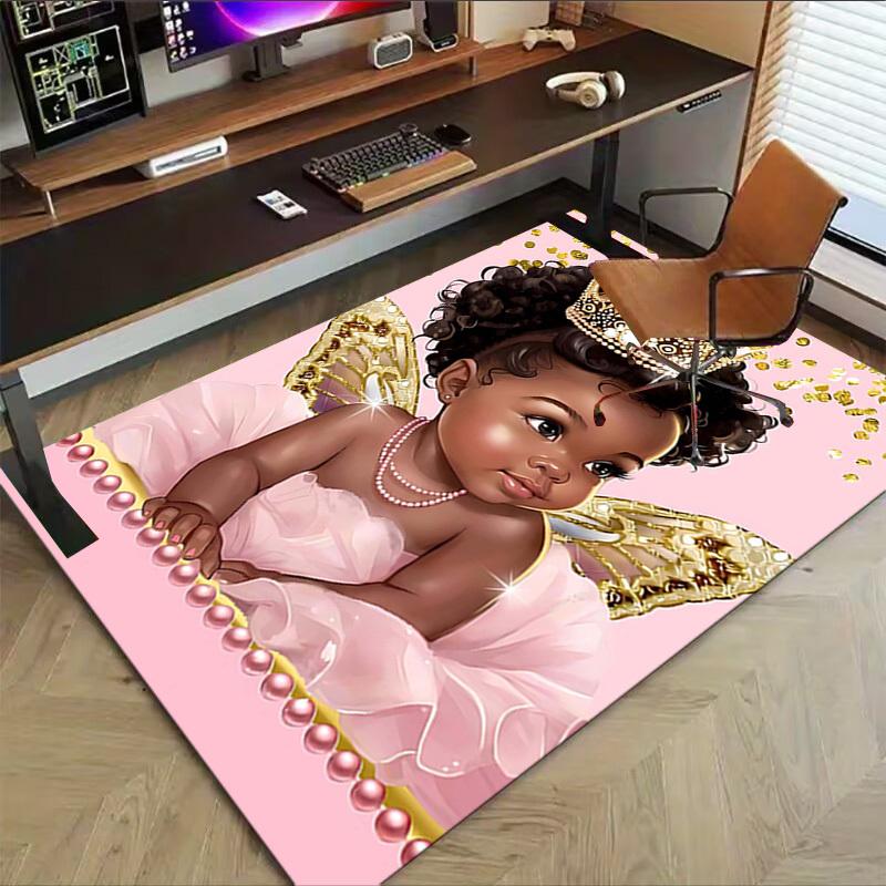 1PC Baby Princess Non-Slip Floor carpet, Office, family, bedroom, Studio - Large Area Rug, Vibrant Colors-C0470